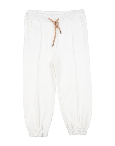 BRIAN RUSH Pantalone Bianco 65% Viscosa, 30% Nylon, 5% Elastan