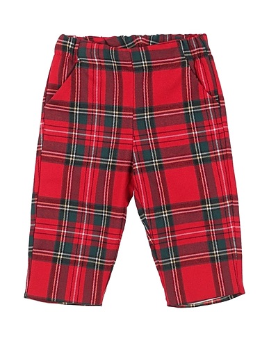 LA STUPENDERIA Casual trouser ROSSO 63% Polyester, 34% Viscose, 3% Elastane