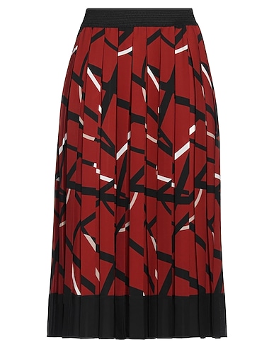 JOSEPH RIBKOFF Midi skirt Brown 68% Polyester, 32% Recycled polyester