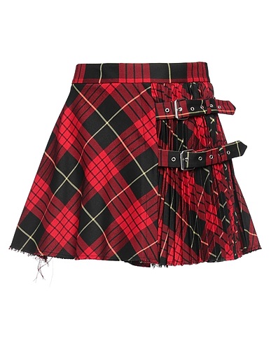 ANIYE BY Mini skirt Red 82% Polyester, 15% Viscose, 3% Elastane