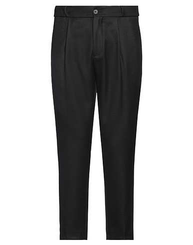 MICHAEL COAL Casual pants Black 57% Wool, 33% Polyester, 10% Polyamide, Cotton