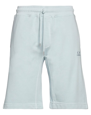 C.P. COMPANY Shorts & Bermuda Sky blue 100% Cotton