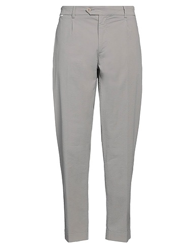 04651/A TRIP IN A BAG Casual pants Grey 97% Cotton, 3% Elastane
