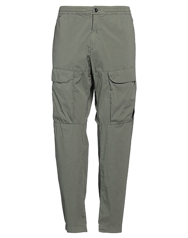 C.P. COMPANY Casual trouser Military green 65% Cotton, 28% Polyamide, 7% Elastane