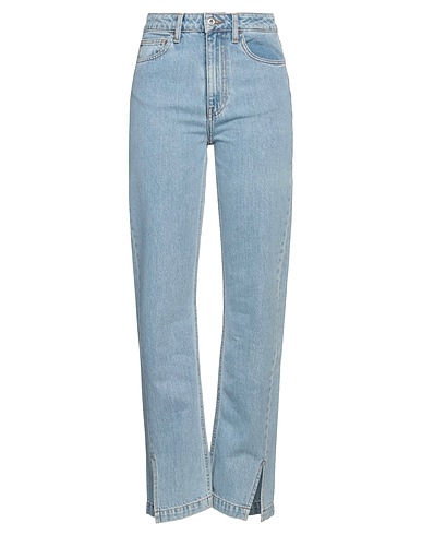 LES COYOTES DE PARIS Denim trousers Blue 80% Cotton, 20% Recycled cotton