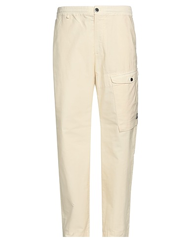 C.P. COMPANY Casual trouser Ivory 100% Cotton