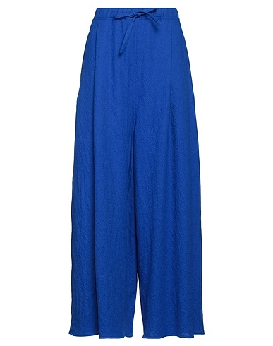 SOFIE D'HOORE Casual trouser Bright blue 100% Wool