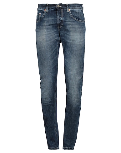 DONDUP Denim trousers Blue 99% Cotton, 1% Polyurethane