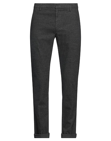 DONDUP Casual pants Charcoal 47% Cotton, 33% Polyester, 17% Viscose, 3% Elastane
