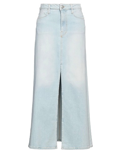 SHAFT Denim skirt Blue 99% Cotton, 1% Elastane