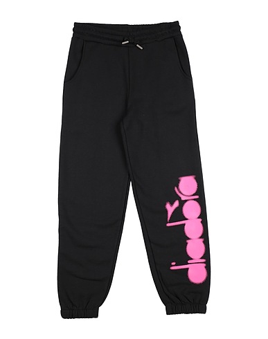 DIADORA Casual trouser Black 100% Cotton