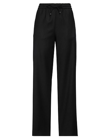 DONDUP Casual trouser Black 99% Virgin Wool, 1% Elastane