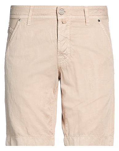 JACOB COHЁN Shorts & Bermuda BEIGE 45% Cotton, 31% Linen, 22% Lyocell, 2% Elastane, Polyester