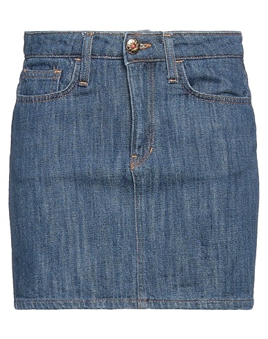 SHAFT Denim skirt Blue 99% Cotton, 1% Elastane