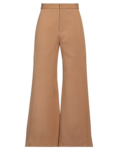 NICCOLÒ PASQUALETTI Casual trouser Camel 53% Polyester, 43% Virgin Wool, 4% Lycra®