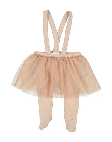 ZHOE & TOBIAH Strampelanzug für Babys Beige 65% Baumwolle, 19% Acryl, 11% Andere Fasern, 5% Elastan, Polyamid