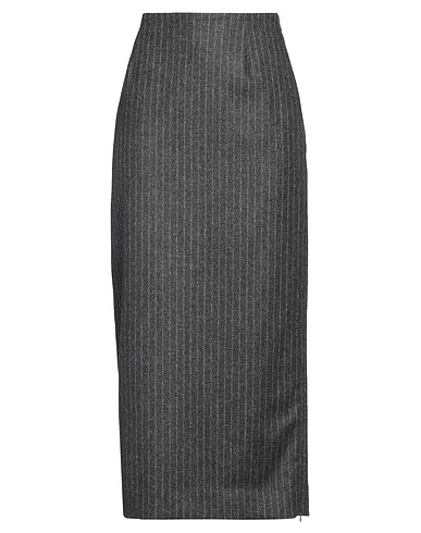 GAUCHERE Midi skirt Lead 100% Virgin Wool