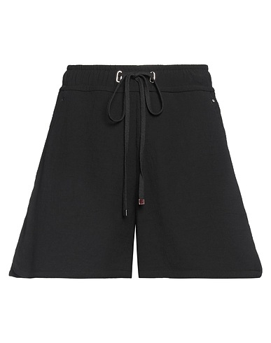LOW CLASSIC Shorts & Bermuda Black 100% Polyester