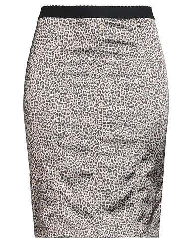 BLUGIRL Midi skirt Beige 97% Polyester, 3% Elastane