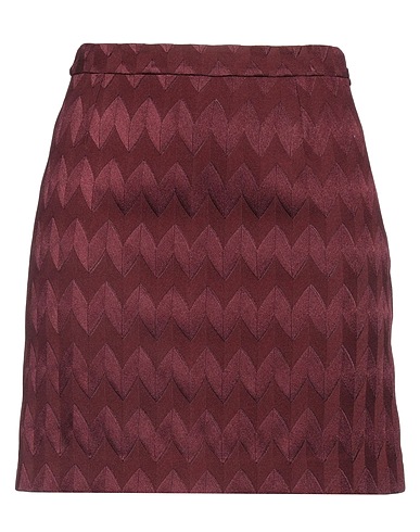 MISSONI Minirock Bordeaux 68% Viskose, 32% Wolle
