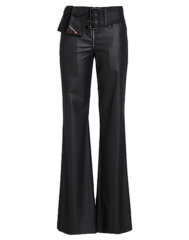 DIESEL Casual trouser Black 48% Wool, 47% Polyester, 5% Elastane