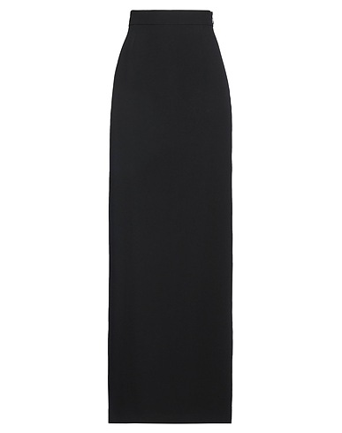 NINA RICCI Long skirt Black 74% Acetate, 26% Viscose