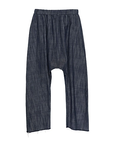 MINIMU' Denim trousers Blue 96% Cotton, 4% Elastane