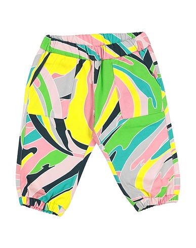 PUCCI Casual trouser Yellow 97% Cotton, 3% Elastane