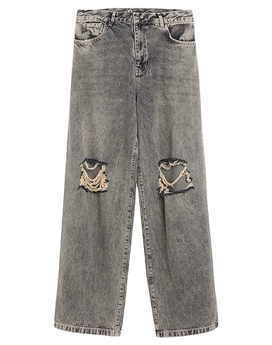 8PM Denim trousers Grey 100% Cotton