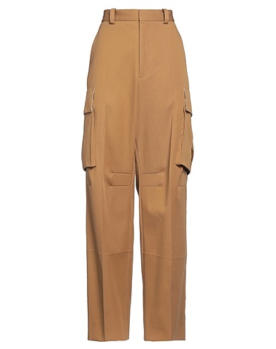 VICTORIA BECKHAM Casual trouser Camel 100% Cotton