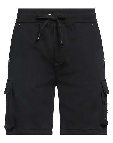 MOOSE KNUCKLES Shorts & Bermuda Black 100% Cotton