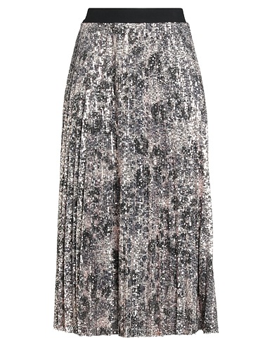 ZAHJR Midi skirt Platinum 98% Polyester, 2% Elastane
