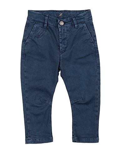 MANUEL RITZ Pantalon Bleu pétrole 97% Coton, 3% Élasthanne