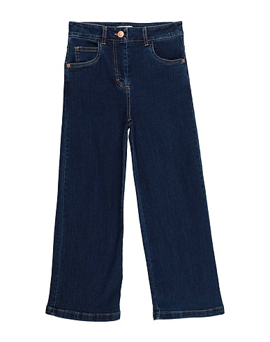 VICOLO Denim pants GIRL Blue 99% Cotton, 1% Elastane