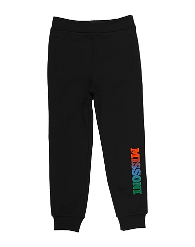 MISSONI KIDS Casual pants Black 100% Cotton, Elastane