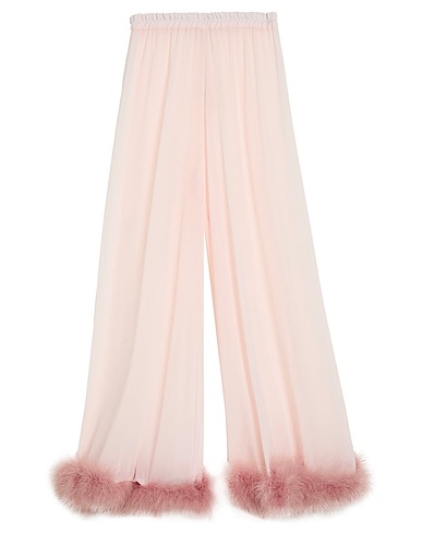 SLEEPER Pyjama Hellrosa 100% Polyester, Truthahnfedern