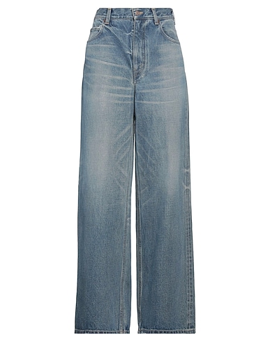 CELINE Denim trousers Blue 100% Cotton