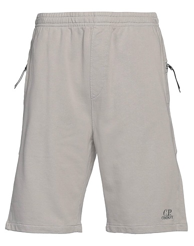 C.P. COMPANY Shorts & Bermudas Hellgrau 100% Baumwolle