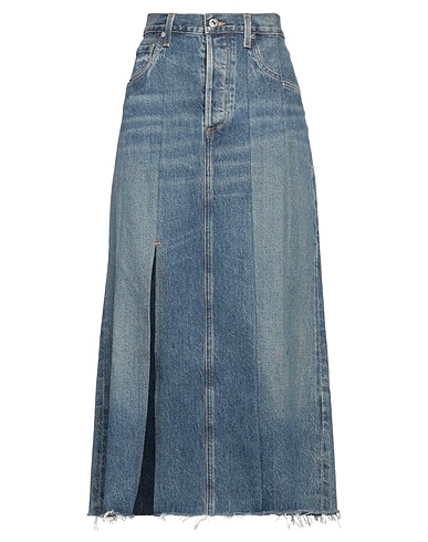 CITIZENS OF HUMANITY Denim skirt Blue 100% Organic cotton