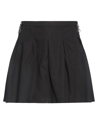 OUR LEGACY Mini skirt Black 66% Cotton, 34% Cupro
