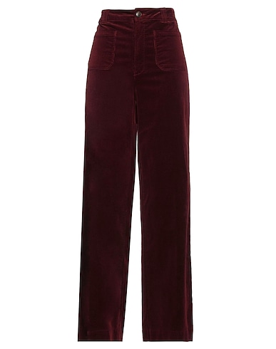 PAIGE Casual pants Burgundy 68% Cotton, 30% Modal, 2% Elastane
