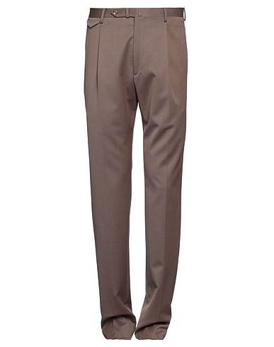 TAGLIATORE Casual pants Khaki 54% Virgin Wool, 45% Polyester, 1% Elastane
