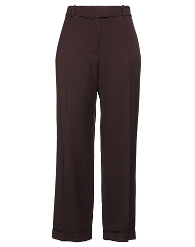 PAUL & JOE Casual trouser Chocolate brown 100% Virgin Wool