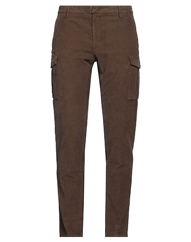 DONDUP Casual trouser Light brown 98% Cotton, 2% Elastane