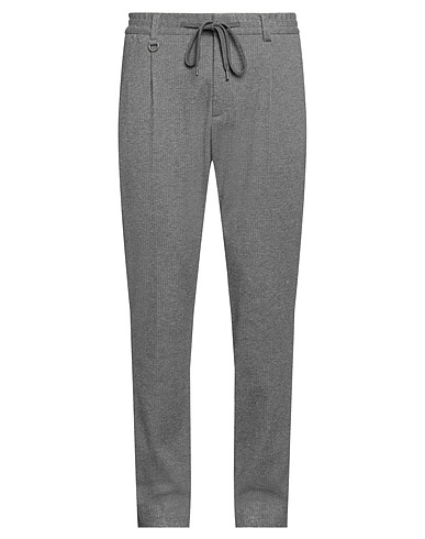 PAOLO PECORA Pantalone Grigio 56% Poliestere, 28% Viscosa, 14% Poliammide, 2% Elastan