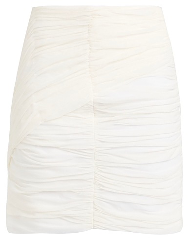 GIAMBATTISTA VALLI Mini skirt Ivory 100% Silk