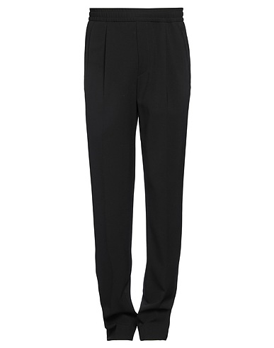 ZEGNA Casual trouser Black 53% Polyester, 43% Wool, 4% Elastane