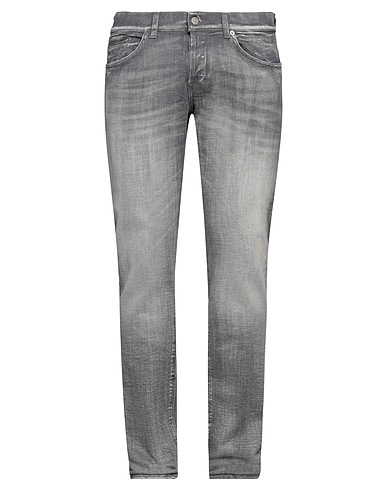 DONDUP Denim pants Grey 97% Organic cotton, 3% Recycled elastane