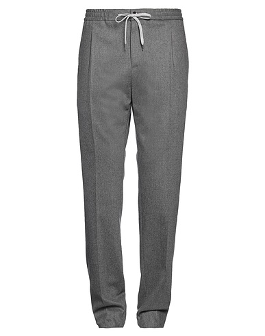 PT Torino Pantalone Grigio 90% Lana Vergine, 8% Cachemire, 2% Elastan