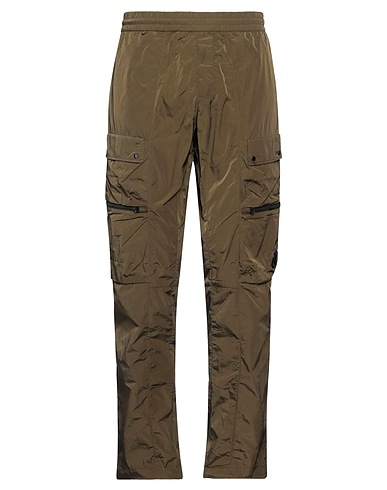C.P. COMPANY Pantalone Verde militare 100% Poliammide